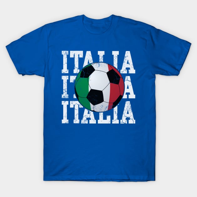 Italia Soccer Italian Flag Italy Italiano T-Shirt by E